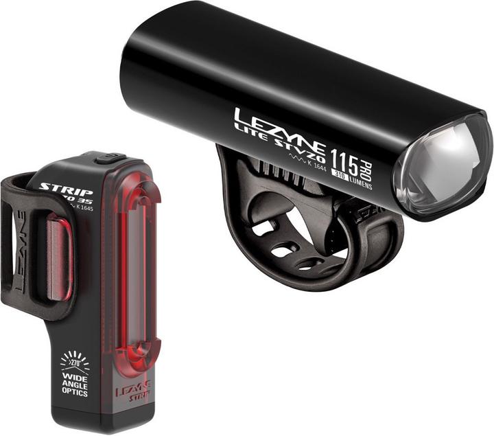 Lezyne Lite Pro 115/Strip Drive (290 lm, 36 lm)