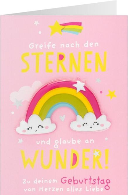 Image du produit Sheepworld Carte d'anniversaire - Atteignez les étoiles et croyez aux miracles! - Pour votre anniversaire, de (1 pcs)
