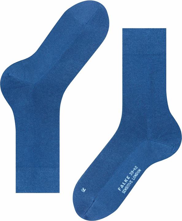 Image du produit Falke London Sensitive (Lot de 3) Chaussettes hommes, couleur 6000 royal blue, taille 39-42 (Une unité par pack, 39 - 42)