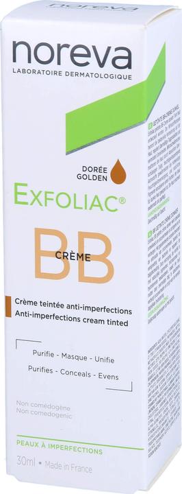 Actual product image Noreva EXFOLIAC tinted BB cream dark, 30 ml CRE (Darkness)
