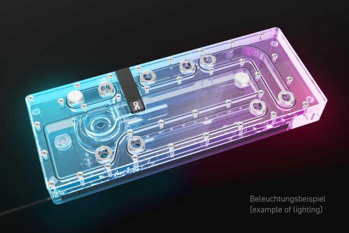 Produktbild Alphacool PUM Core Distro Plate O11 Dynamic Evo/XL mit Apex VPP Pumpe