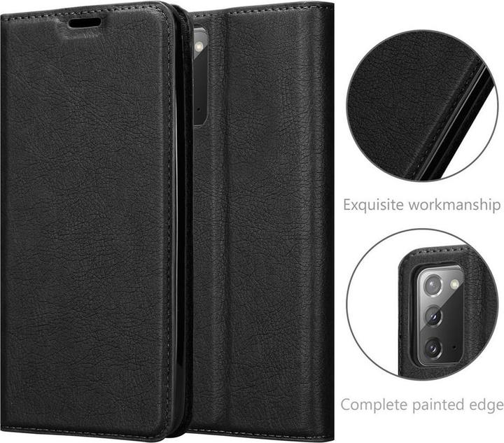 Actual product image Cadorabo Book Invisible Magnet Cover (Samsung Galaxy Note 20)
