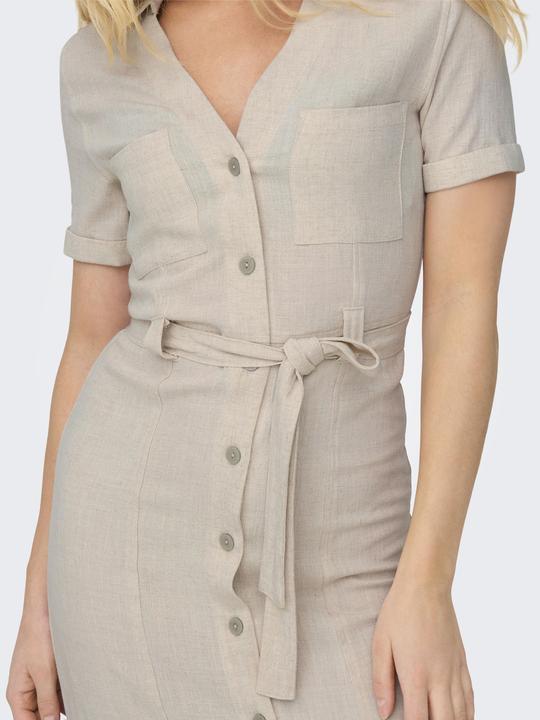Produktbild Only Onlsiesta Ss Lin Bl Shirt Dress Pnt Noos (L)