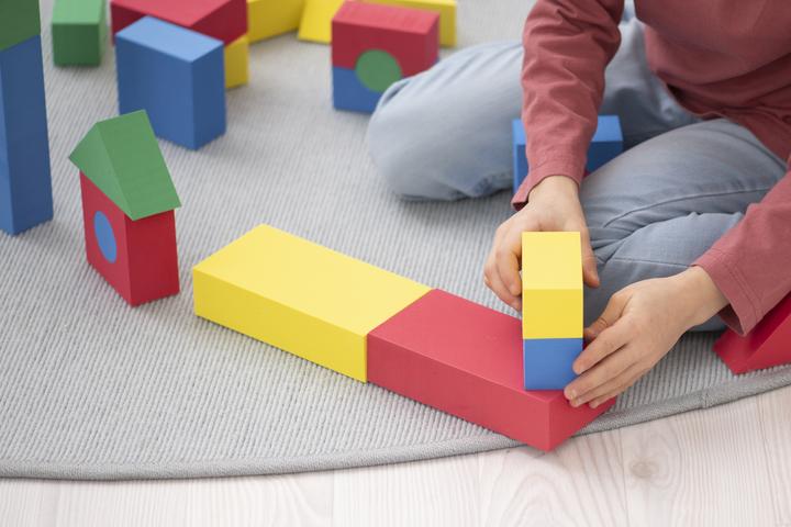Immagine prodotto Betzold Morbidi blocchi di costruzione in colori vivaci, 68 pezzi
