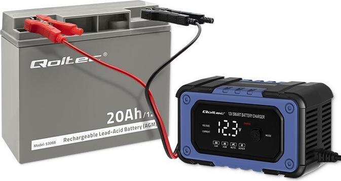 Immagine prodotto Qoltec 53066 Batteria AGM 12V 20Ah max. 300A