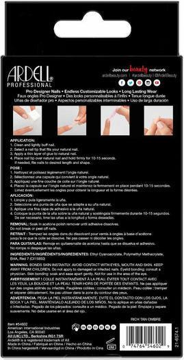 Produktbild Ardell Nail Addict Premium Rich Tan Ombre 24 Stk (Nude, Farblack)