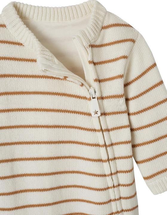 Immagine prodotto Vertbaudet Set bebè in maglia a righe: tutina e cappello (74)