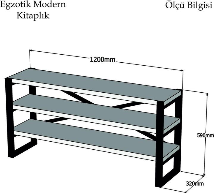 Actual product image Hanah Home Reagan (120 x 59 x 32 cm)