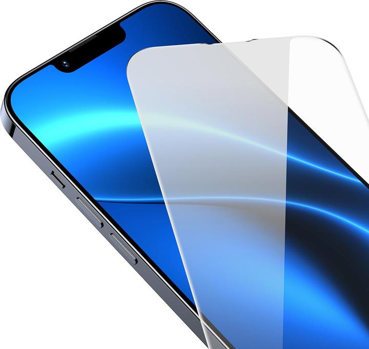 Produktbild Baseus All-glass Crystal Tempered Glass EasyStick Film iP14 (Pack of 2) (2 Stück, Apple iPhone 13 Pro Max, Apple iPhone 14 Plus)