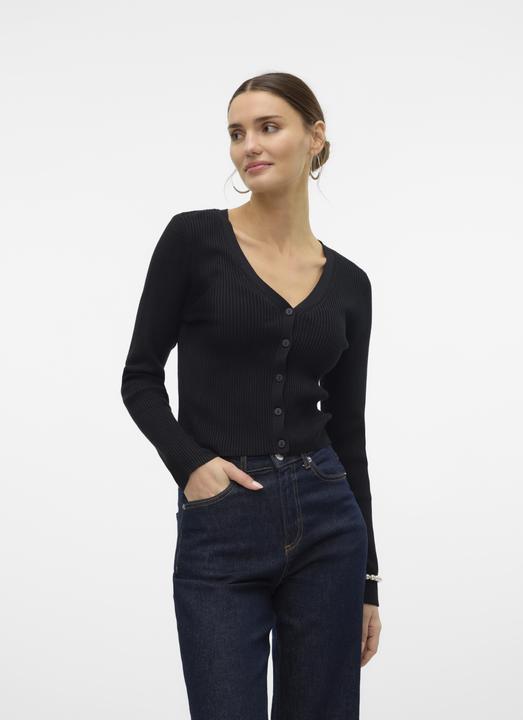Produktbild Vero Moda Vmglory Rib Ls V-Neck Cardigan Ga Noos (XL)