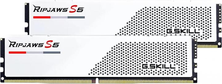 Productafbeelding G.Skill RAM Gskill D5 5600 64GB C28 Ripjaws S5 K2 W (2 x 32GB, 5600 MHz, DDR5 RAM, DIMM 288 pin)