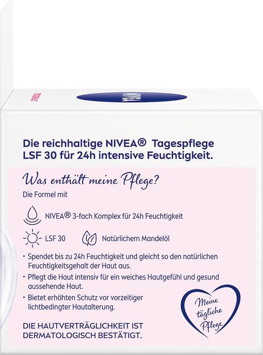 Produktbild NIVEA 24h Feuchtigkeit (50 ml, Tagescreme, SPF 30)