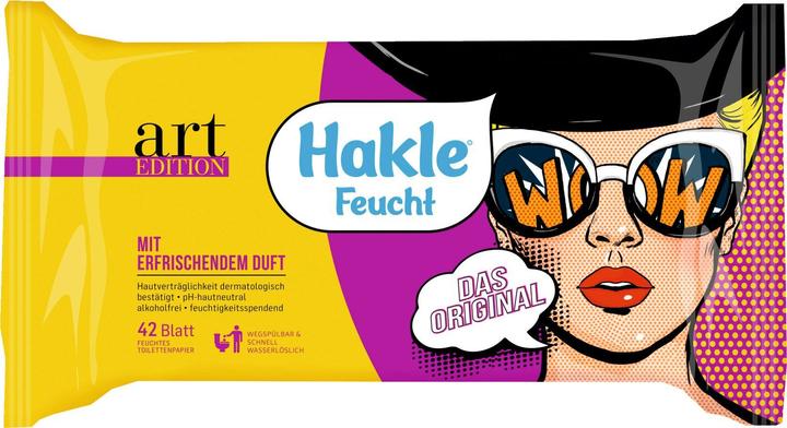 Hakle Feucht Sonderedition, Feuchtes Toilettenpapier. 42 Tücher Pro Eve (42 Stück)