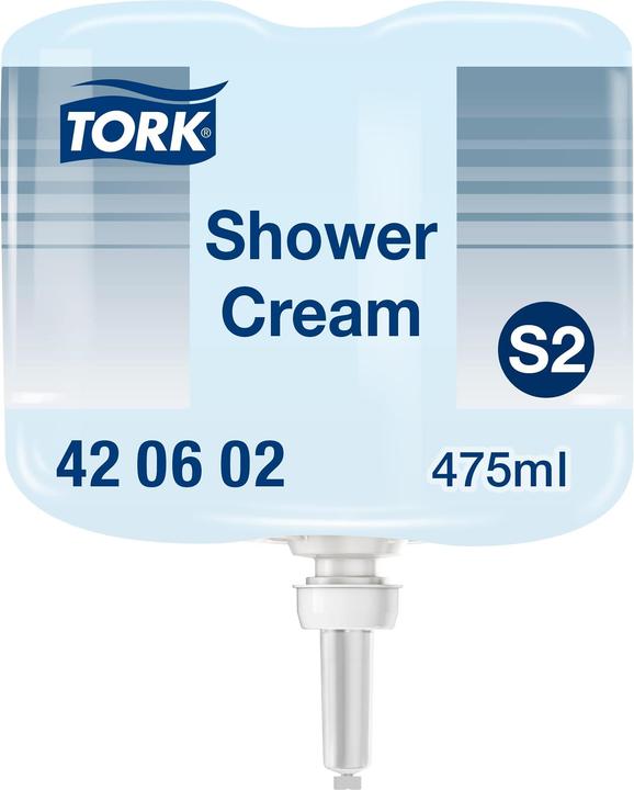 Produktbild Tork Hair & Body Mini Flüssigseife - 420602 - 2-in-1 Duschgel und Shampoo für S2 Spender-Systeme - P (475 ml)