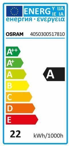 Label énergétique Osram lampe fluorescente (G13, 18 W, 1350 lm, 1 x, G)