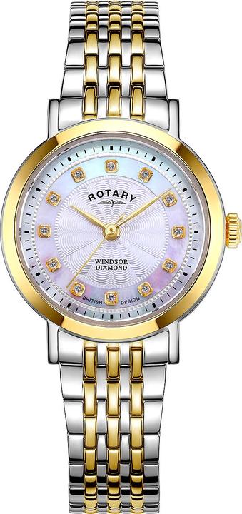 Actual product image Rotary LB05421/41/D Windsor Ladies 27mm 5ATM (Analogue wristwatch, 27 mm)