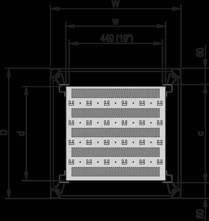 Actual product image Schroff Eurorack