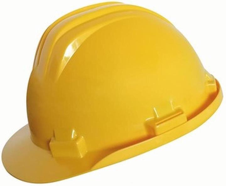 Actual product image Cimco Electricians' and industrial safety helmets DIN EN 397, yellow (53 - 61 cm)