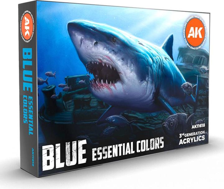Image du produit AK Interactive Ak Set de Peinture - Blue Essential Colors Set (Bleu)
