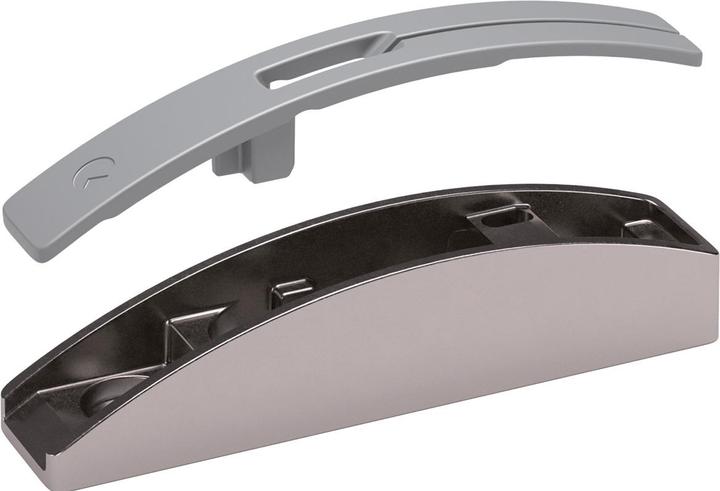 Actual product image Italiana Ferramenta Frontbefestigung Kiaro Anschrauben, grau (1 pcs.)
