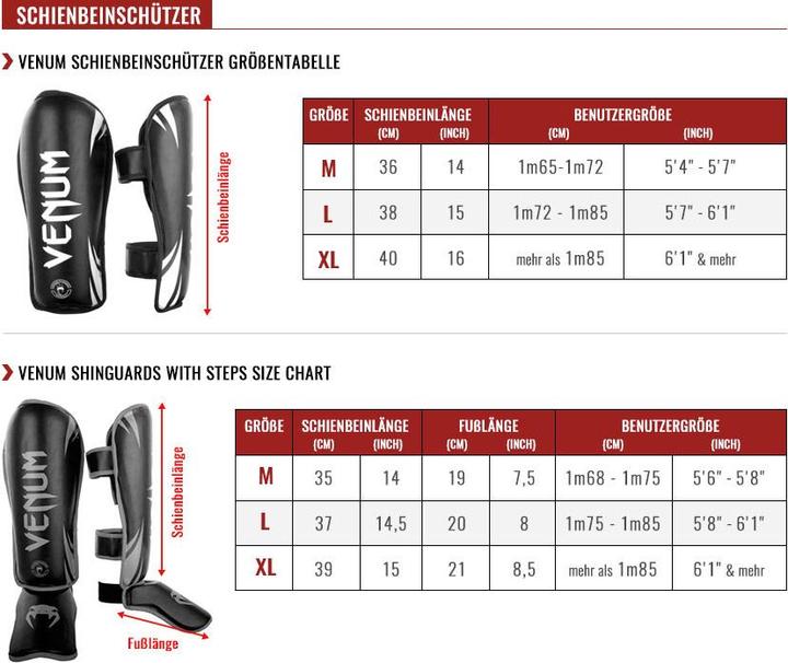 Produktbild Venum Schienbein/Rist XL (XL)