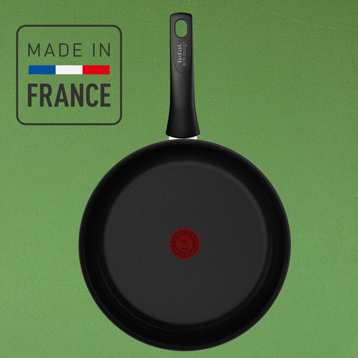 Produktbild Tefal Pfannenset + Topfset / Bratpfanne Renew Black On 24cm + 28cm (24 cm, Bratpfanne, Pfannenset + Topfset, Aluminiumguss, Keramik)