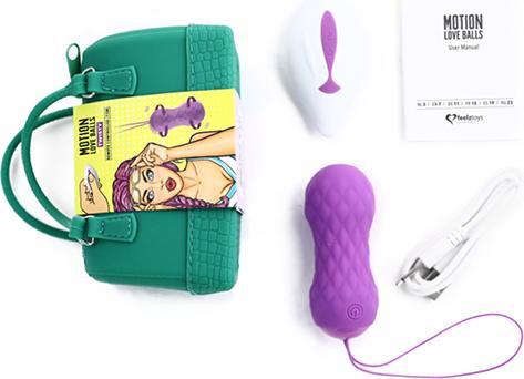 Produktbild FeelzToys Remote Controlled Motion Love Balls Twisty