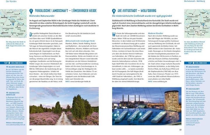 Produktbild Das Reisebuch Deutschland (Deutsch, Axel Pinck, Britta Mentzel, Eva Becker, Barbara Rusch, 2021)