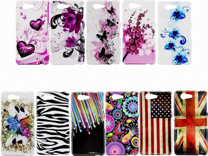 Actual product image König Design Protective Cover Mobile Case Cases TPU for Mobile Sony Xperia Z3 Compact Colourful Owls Assembly (Sony Xperia Z3 Compact)