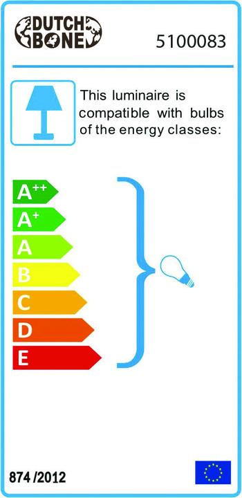 Energy Label Dutchbone Archer (E27)