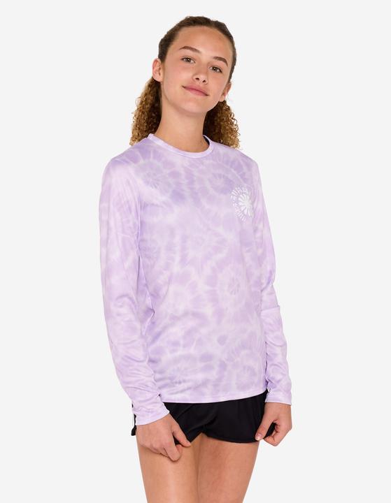 Actual product image Olaian UV-Shirt Surfen Kinder Vibes 100 violett (12, 13, 14)