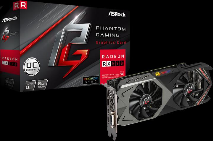Image du produit AsRock Radeon RX590 Phantom U OC (8 Go)