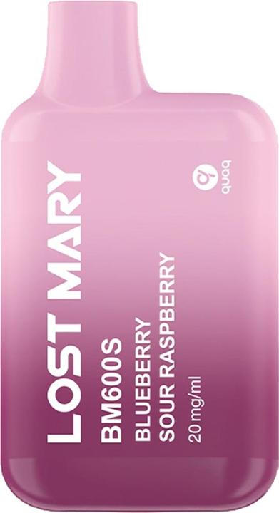 Actual product image Lost Mary BM600s, Blueberry Sour Raspberry (Freshness)