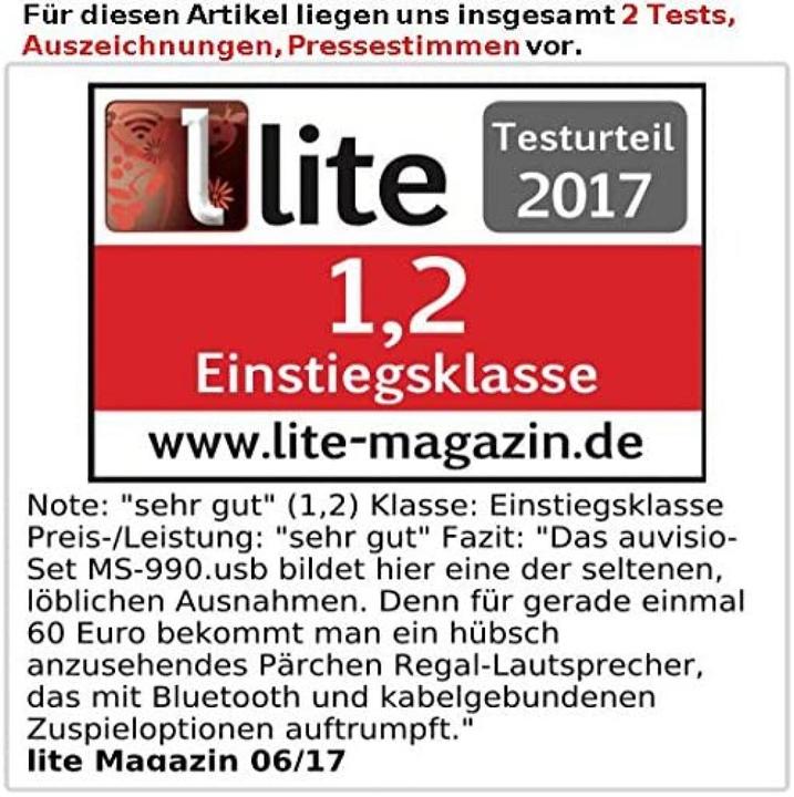 Immagine prodotto Auvisio ZX-1620-919 (1 coppia)
