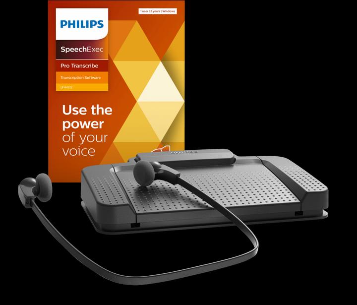 Actual product image Philips Transcription Set 7277 Professional dictation machine