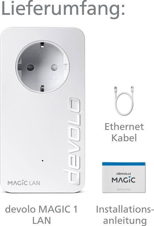 Actual product image Devolo Magic 1 LAN 1-1-1 (1200 Mbit/s)
