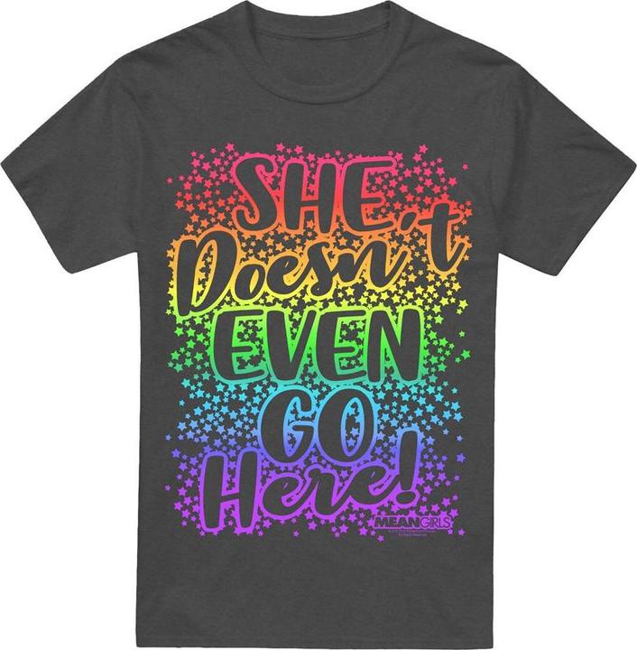 Actual product image Mean Girls Unisex Adult Doesn't Go Here T-Shirt (S)