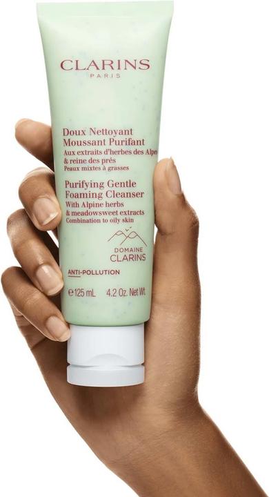 Immagine prodotto Clarins Detergente Schiumogeno Delicato Purificante (Lozione detergente, 125 ml)