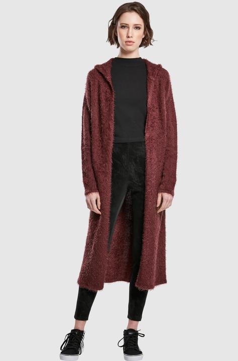 Actual product image Urban Classics Ladies Hooded Feather Cardigan (XS)