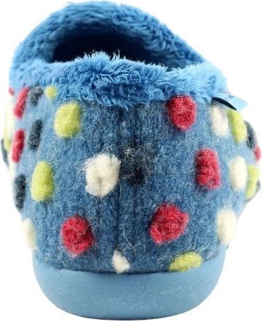 Actual product image Lunar Womens/Ladies Helix Polka Dot Slippers (38)