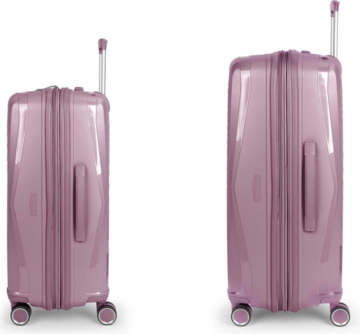 Actual product image Gabol Queens 4-wheel suitcase set 2-piece with expansion fold (181 l, XL (from 140l))