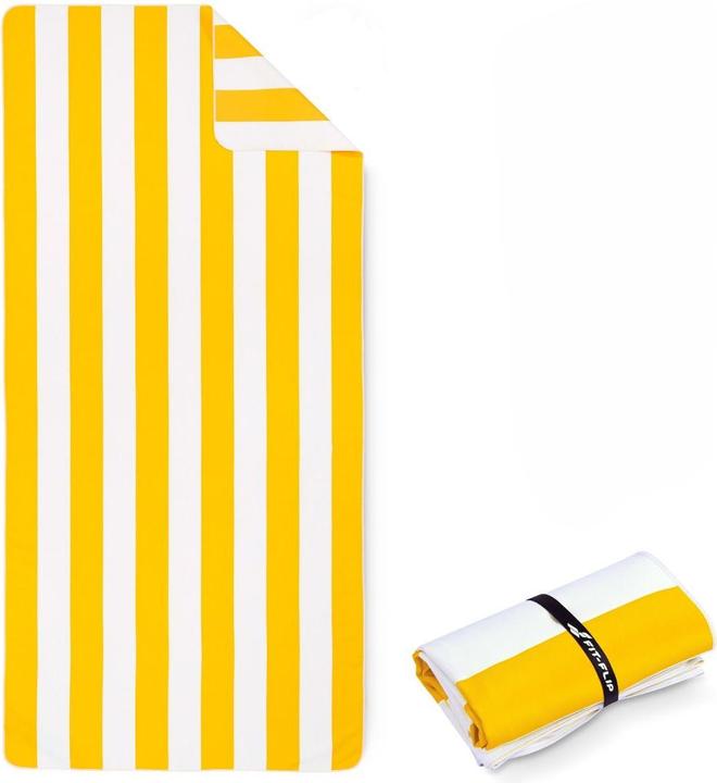 Actual product image Fit-Flip Strandtuch XXL Mikrofaser schnelltrocknendes Badetuch 200x90cm (200 x 90 cm)