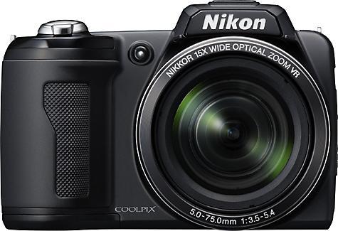 Produktbild Nikon Coolpix L110, 12 Mpixel, 15x Zoom, HD-Movies, Schwarz (12.39 Mpx, 1/2,3'')