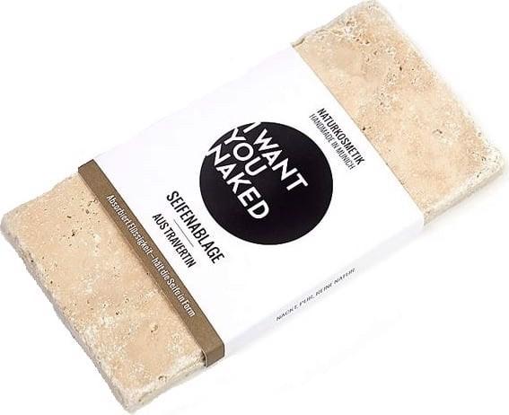 I want you naked Soap dish NAKED SOAPSTONE - from travertine