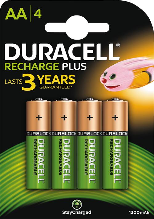 Image du produit Duracell Recharge Plus (4 pcs, AA, 1300 mAh)