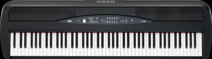 Image du produit Korg Piano numérique, SP280, 2x22 watts, support, noir