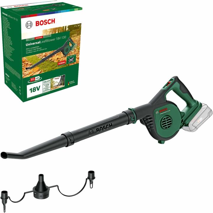 Image du produit Bosch Home & Garden LeafBlower universel 18V-130 (Fonctionnement sur batterie, Souffleur de feuilles)