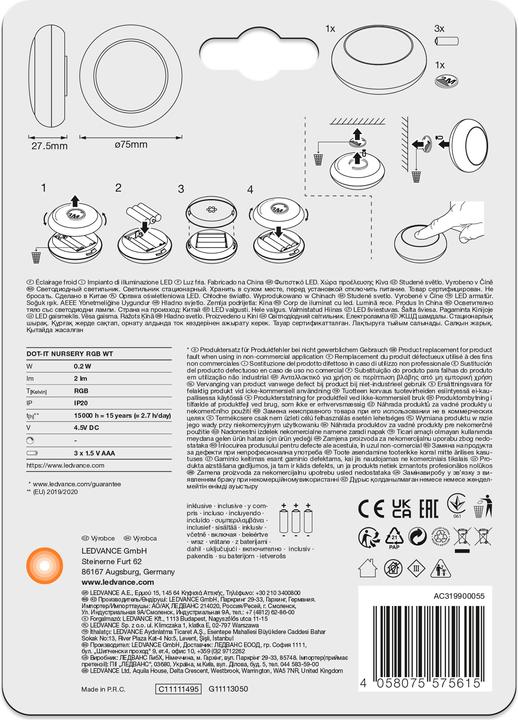 Produktbild Ledvance Dot-It Nursery (2 lm)