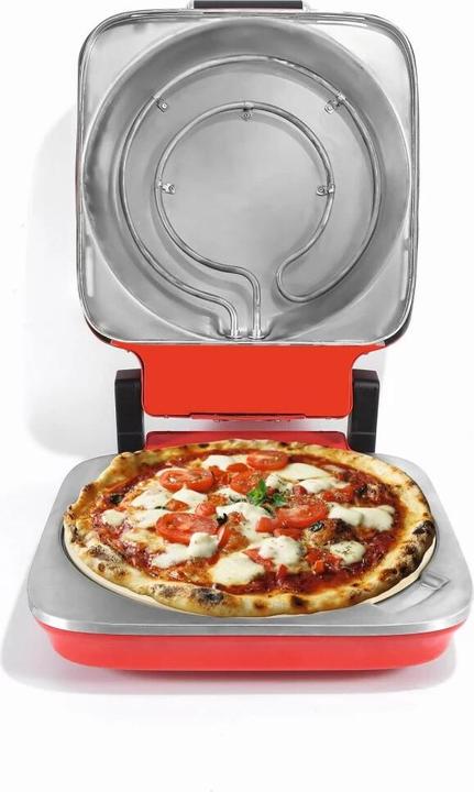 Actual product image Gourmetmaxx Pizza oven Ø 30 cm, red