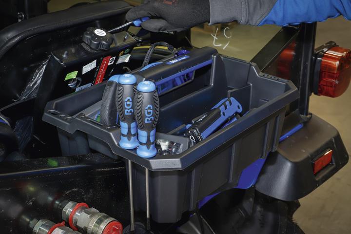 Actual product image BGS Tool Carrying Case Reinforced Plastic incl. Tool Assortment 11 pcs. (11 pieces)